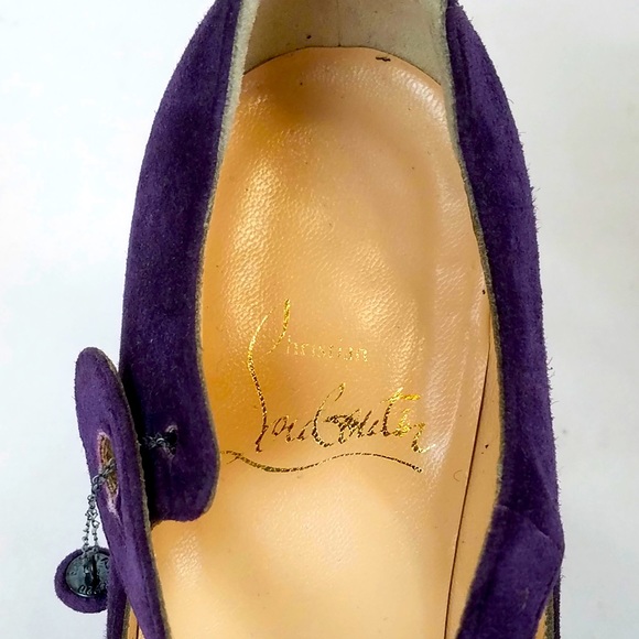 Christian Louboutin Eventa Purple Mary Jane - Picture 9 of 10